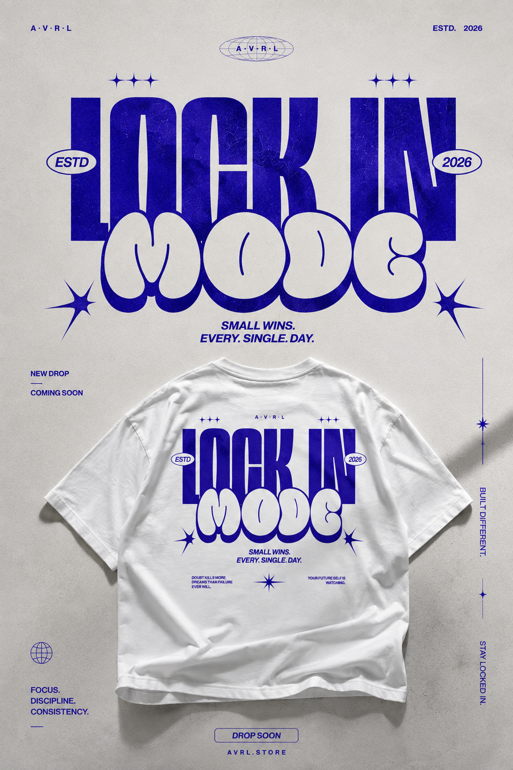LOCK IN MODE Oversized T-Shirt