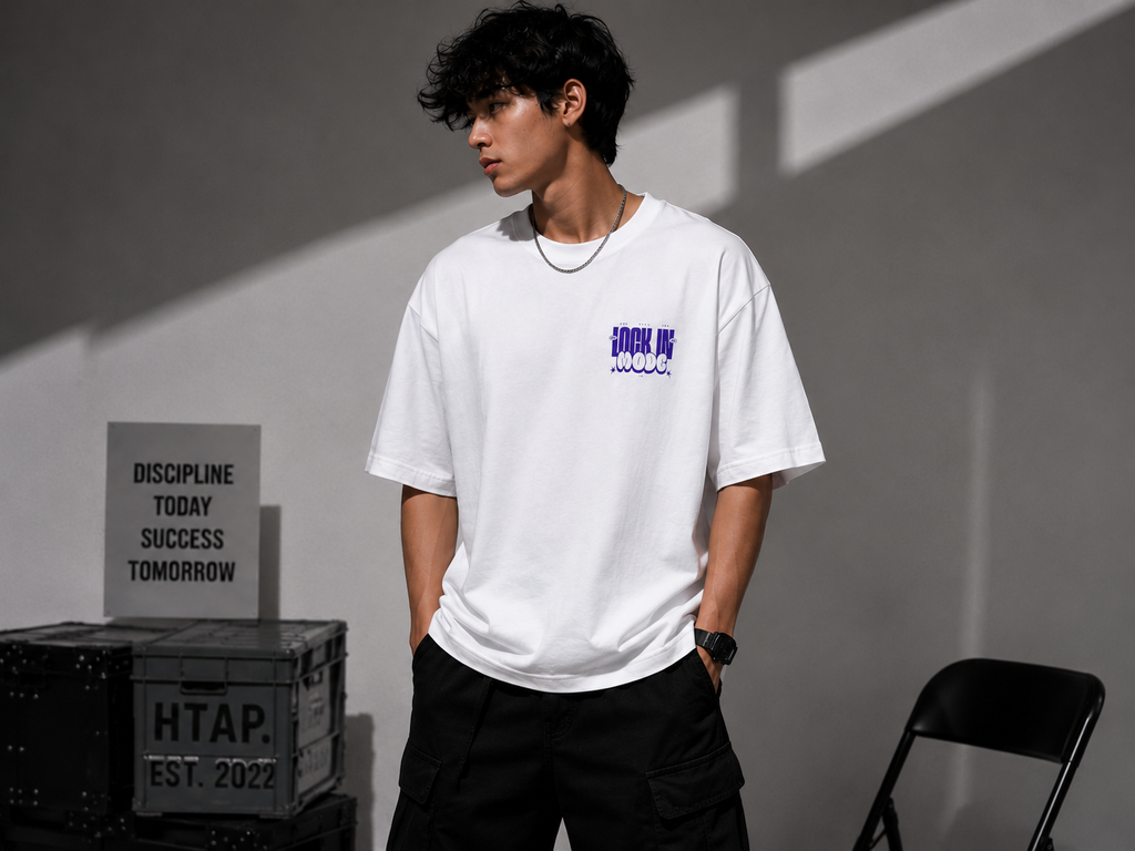 LOCK IN MODE Oversized T-Shirt